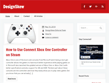 Tablet Screenshot of designskew.com